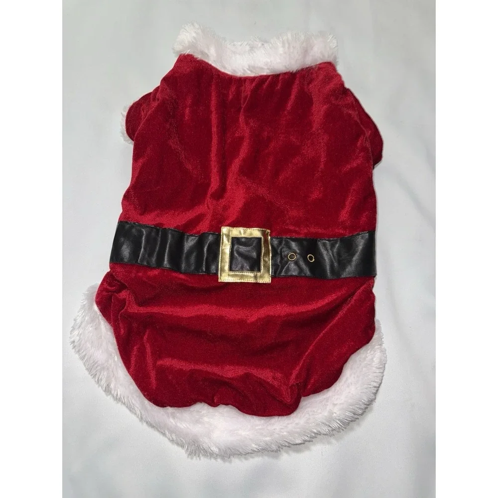 Santa Suit Dog Holiday Christmas‎ Costume Outfit Size XLarge